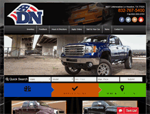 Tablet Screenshot of dnmotorcars.com